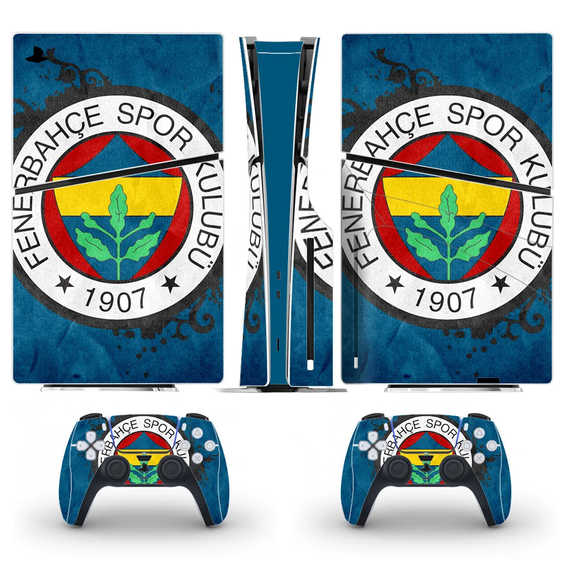 Fenerbahce Spor Kulubu Football PS5 Slim Disc Skin Sticker Decal Cover for Console Controller PS5 Slim Disk Sticker Vinyl