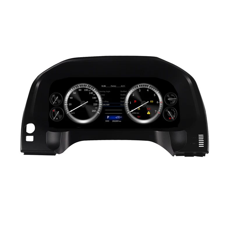 

1920 * 720p LCD Display, Cockpit Instrument Panel Suitable for Toyota Prado Speedometer Display Digital Cluster