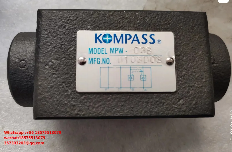 For KOMPASS MPW-03B Stacked Control Check Valve