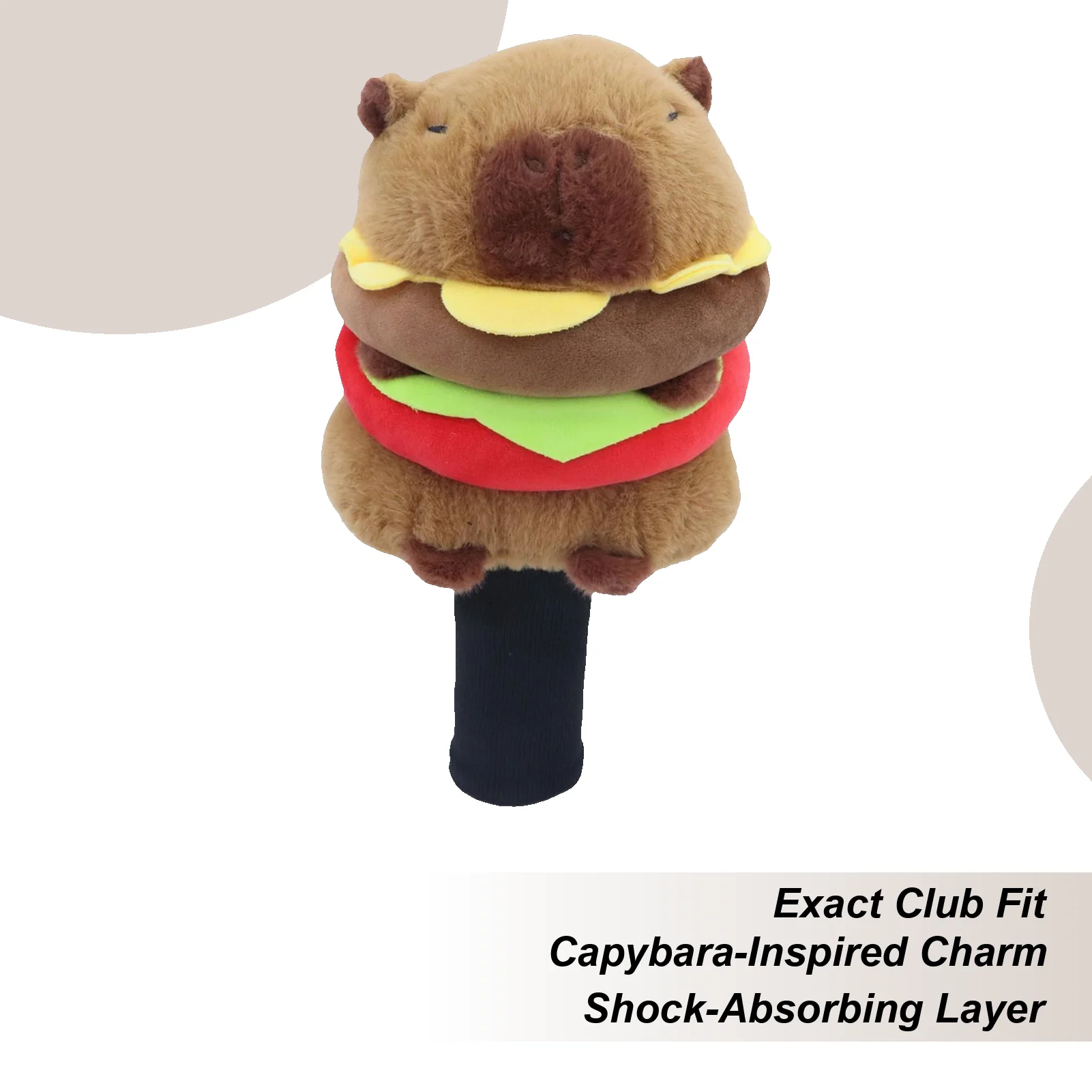 

Funny Capybara Golf Club Covers Plush Cartoon Driver Putter Protectors, Unique Gift for Men, Golf Lovers Beginner Professional