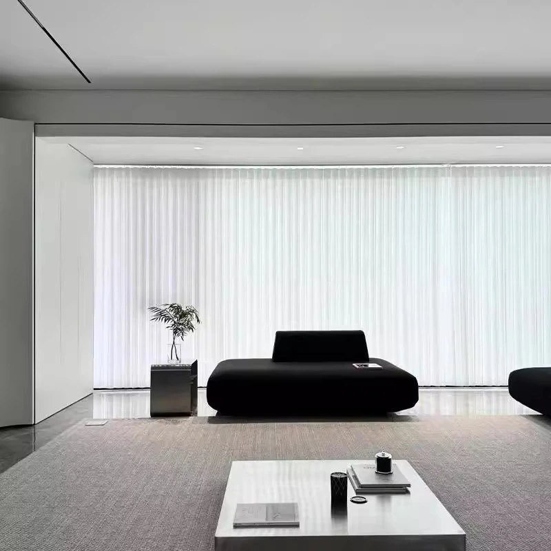 

Living room free combination module cotton and linen black sofa straight row, no armrests fabric sofa