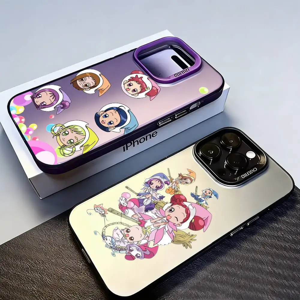 

Cute O-Ojamajos D-Doremis Phone Case For iPhone17, 16,15,14,13,12 Pro Max Black Candy Matte Shockproof Cover