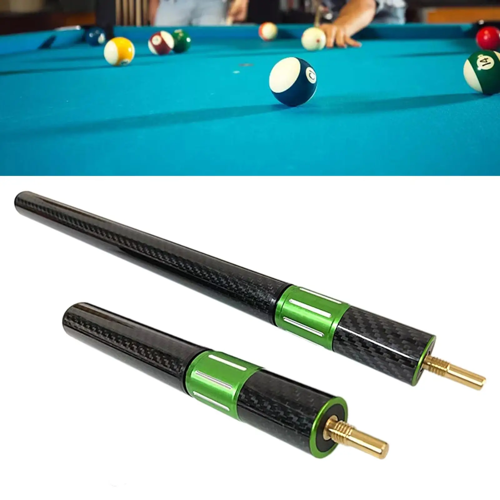 Billiard Cue Extension Comfortable Snooker Retractable Pool Stick Extension