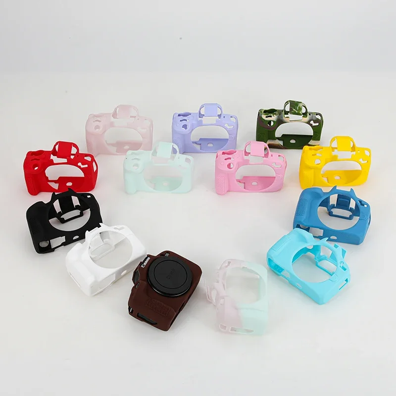 Texture Canon R50 Silicone Camera Case Cover Skin Protector For Canon EOS R50