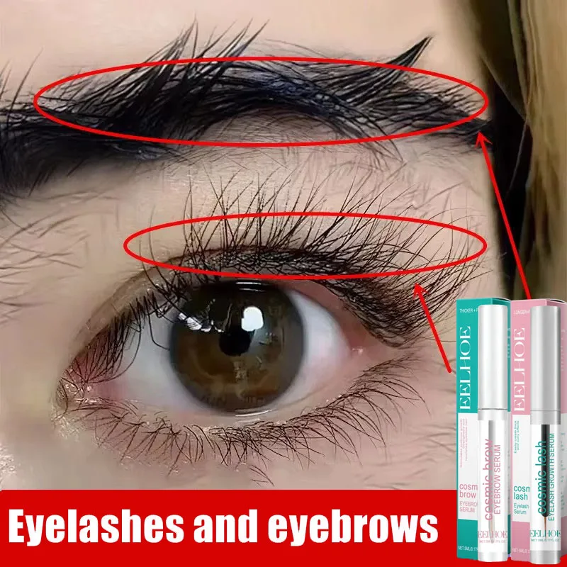 Siero per la crescita rapida delle sopracciglia Crescita dei capelli delle ciglia Prodotto anti-perdita dei capelli Prevenire la calvizie Più spessa Allungamento del trucco del sopracciglio