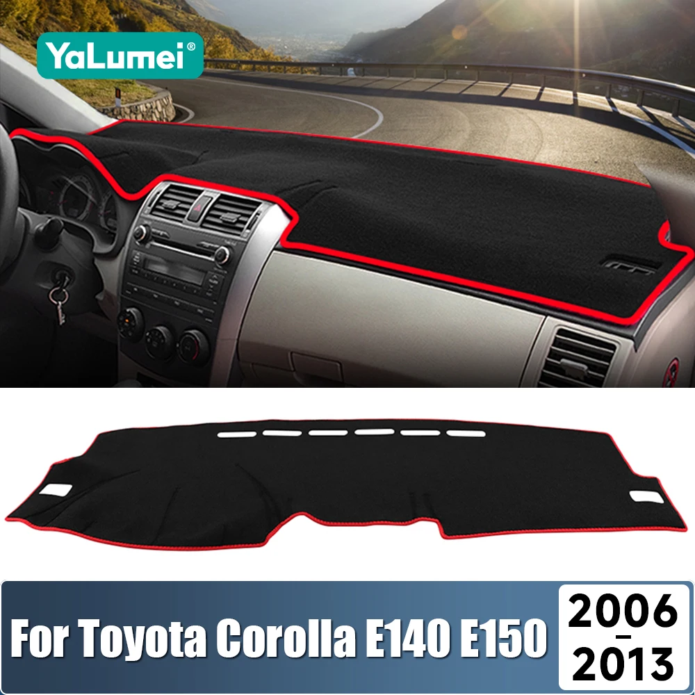 

For Toyota Corolla E140 E150 2006 2007 2008 2009 2010 2013 Car Dashboard Mat Sun Shade Non-Slip Pad Cover Anti-UV Accessories