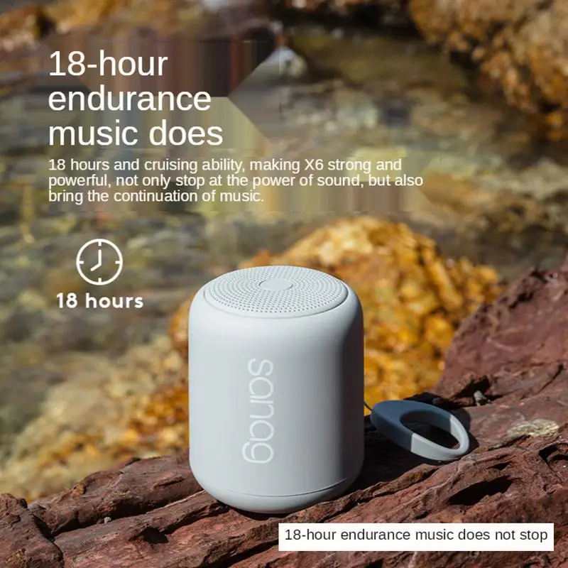 

2023 Sanag X6S Bluetooth Speaker 5.0 Wireless TWS Loudspeaker Mini IPX5 Waterproof Outdoor Portable App TF Card Small Subwoofer