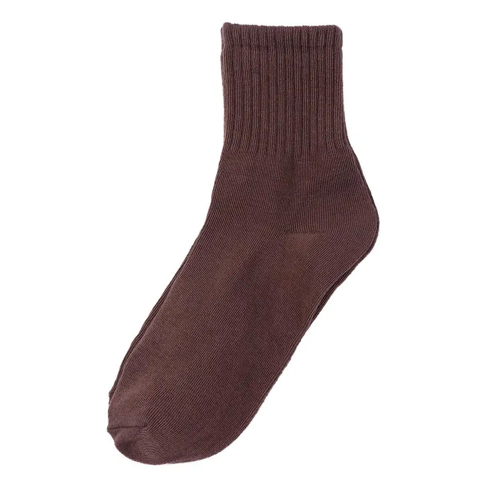 

Personality Harajuku Female College Style Casual Socks Solid Color Women Socks Tube Socks Striped Socks Cotton Hosiery