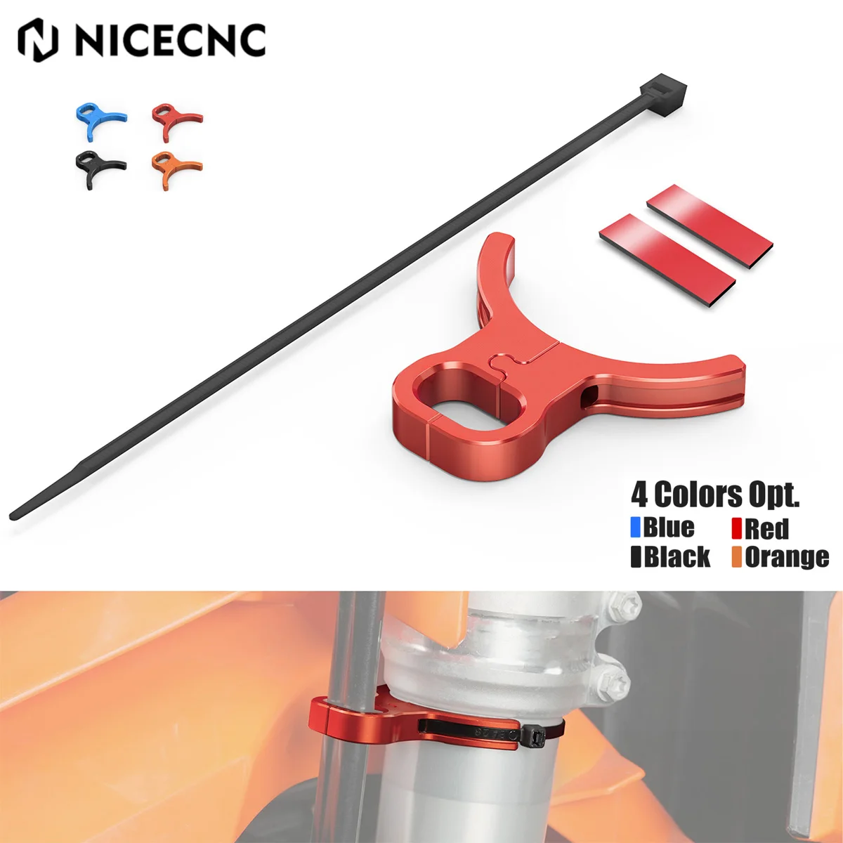 

For GasGas EC 300 EC EX MC 125 150 250 300 250F 350F 450F 350 450 500 ES EWF Front Brake Hose Line Guide 700 SM 700 ES 2022-2026