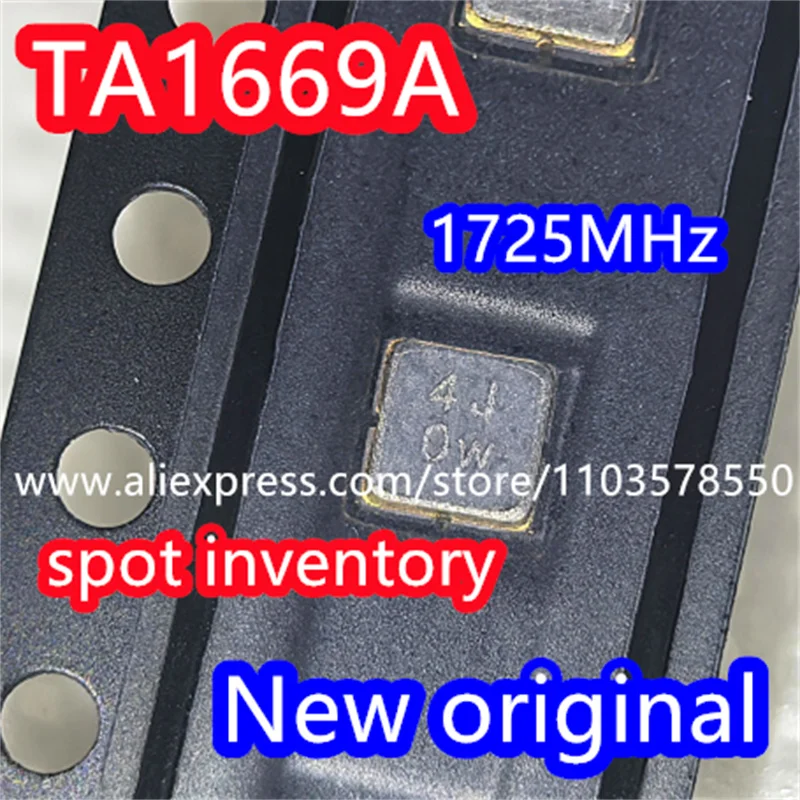(10PCS) TA1669A 1725MHz Code 4J in Stock Brand New Original Packaged SMD SAW Filter in Stock