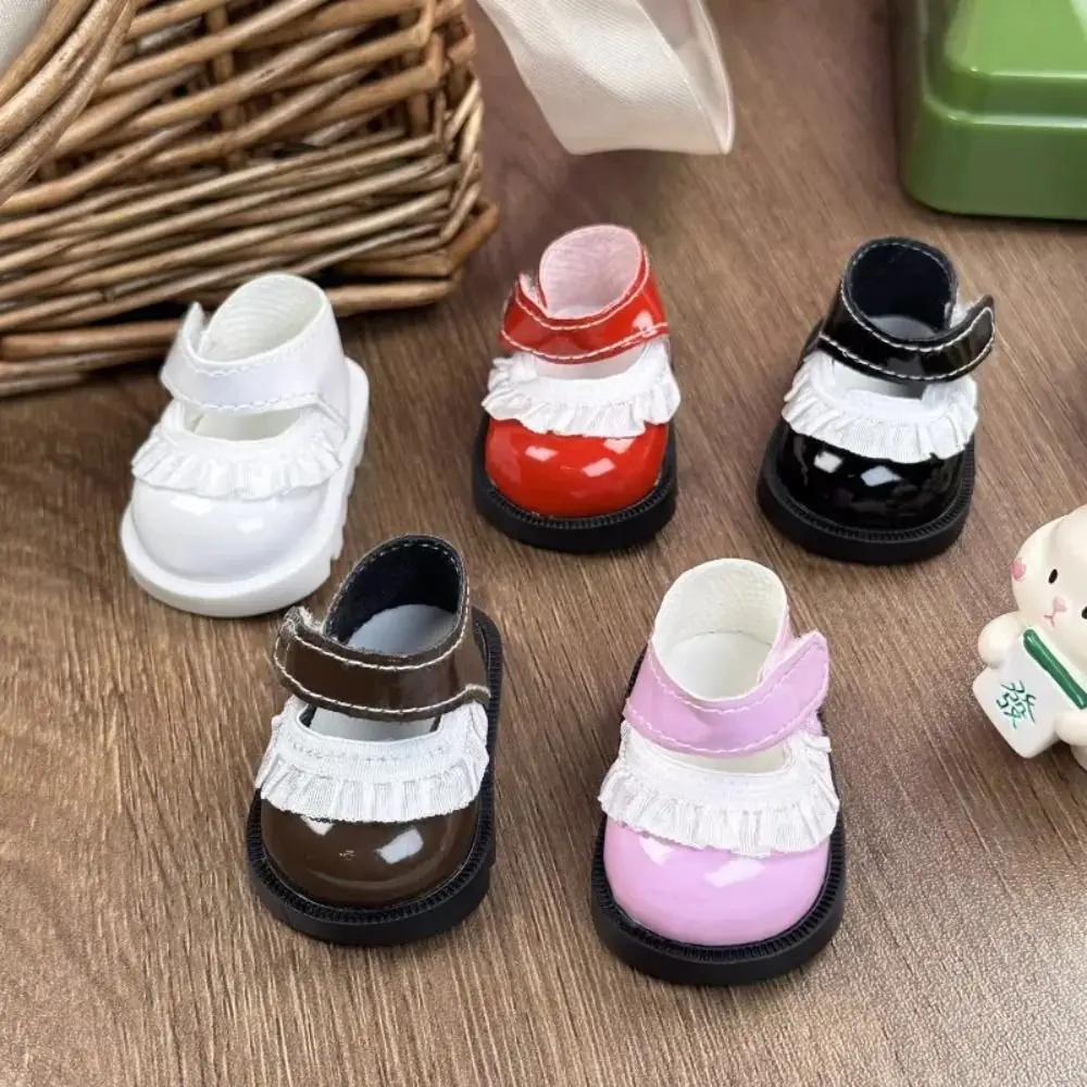 PU Leather PU Leather Bow Doll Shoes Doll Shoes Boots Shoes Leather Shoes Dolls Mini Cute Doll Shoes Boots Children Toys