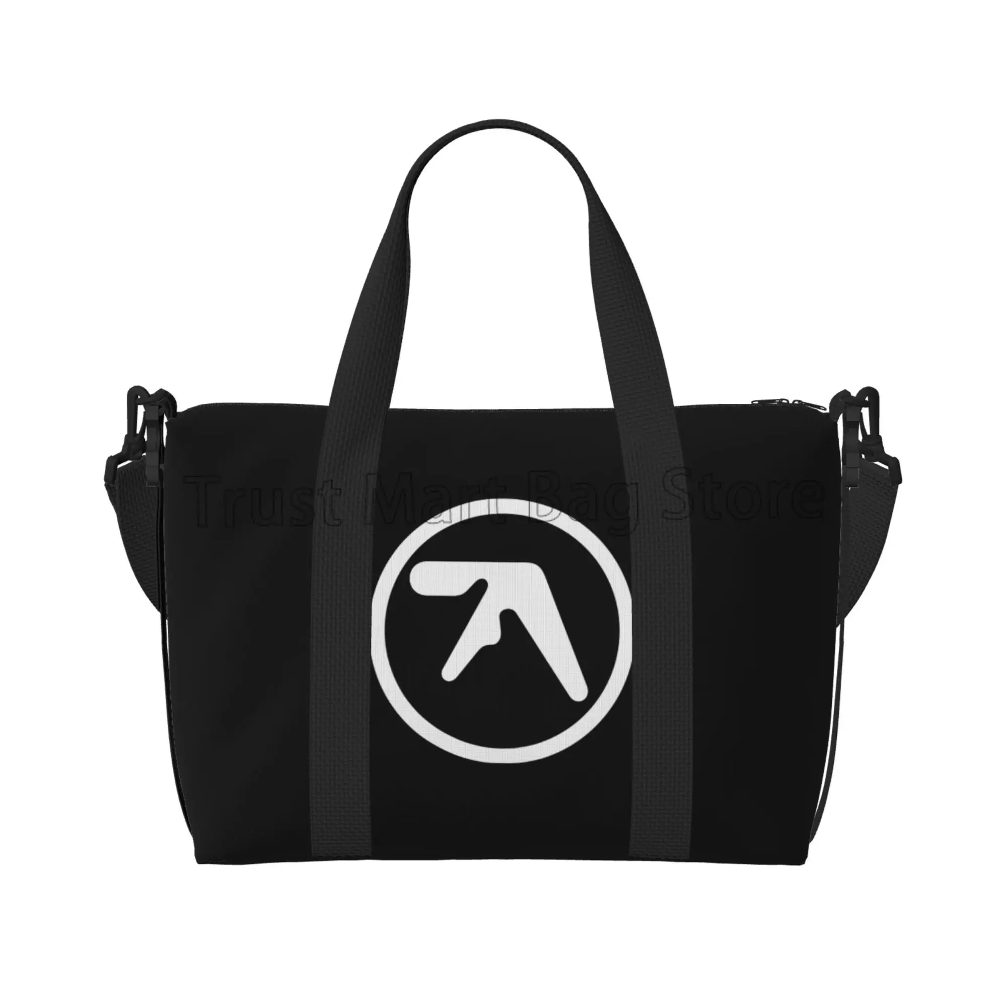 Aphex-Unisex Viagem Duffel Bags, Twin Print, Casual, Treino, Saco de bagagem, portátil, impermeável Tote Bags, Weekender, Overnight, Bolsa