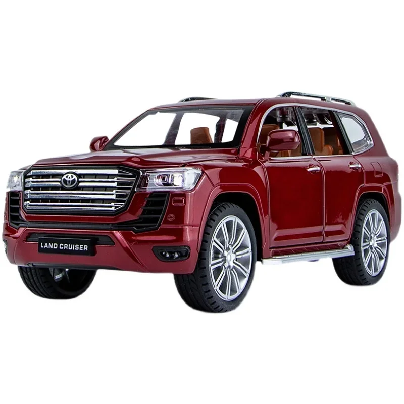 1:24 Toyota LAND CRUISER LC300 GT Alloy Diecasts Toy Vehicles Metal Toy Car Model Sound And Light Pull Back Collection Kids Toy