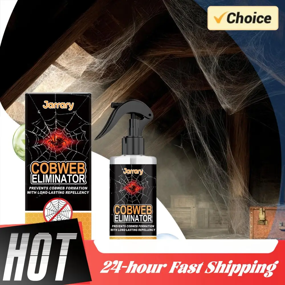 100ML Spider Cobweb Eliminator Long Lasting Insects Killer Aerosol Spray Prevent Spiderweb Formation Spider Liquid Spray
