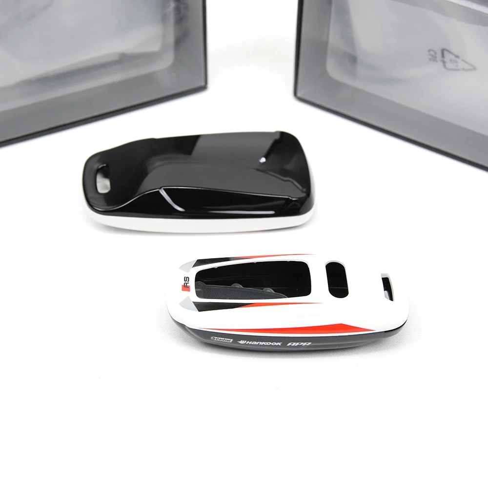 Fashion Car Remote Key Case Cover Shell For Audi A3 A4 A5 A6 A6l A7 Q3 Q5 Q7 C5 C6 B6 B7 B8 Tt 80 S6 C6 Racing Style Keyless