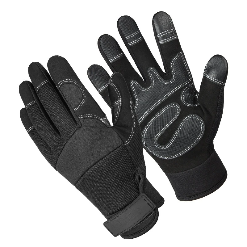 Climbing Tactical Full Finger Combat Riding Touch Screen Gloves Outdoor Work Men\'s and Women\'s Clothing Gloves Leather Gloves