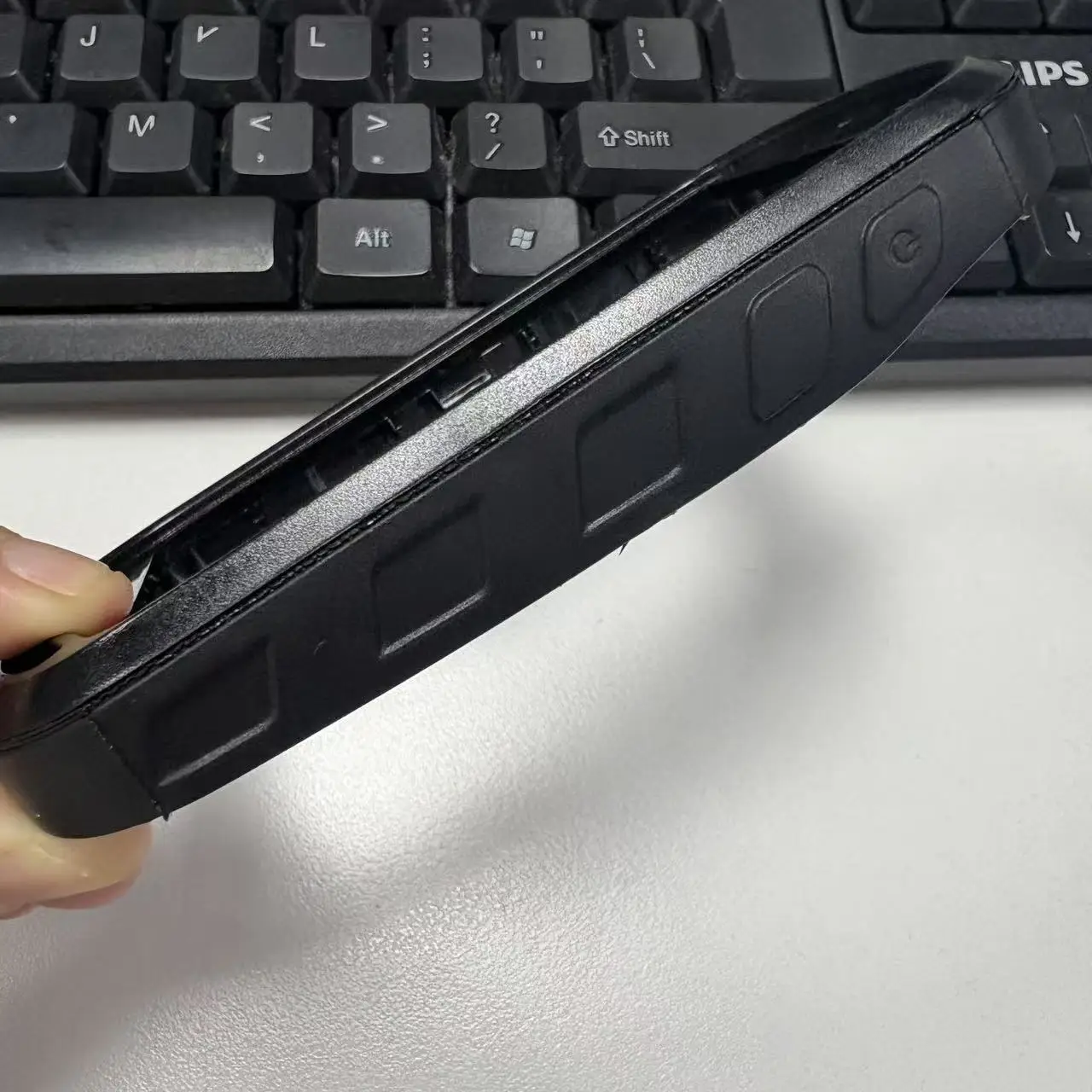 زر الإطار لـ Garmin Oregon 700 750 750t مع زر الطاقة غلاف أمامي بدون موصل USB صغير جزء إصلاح محمول