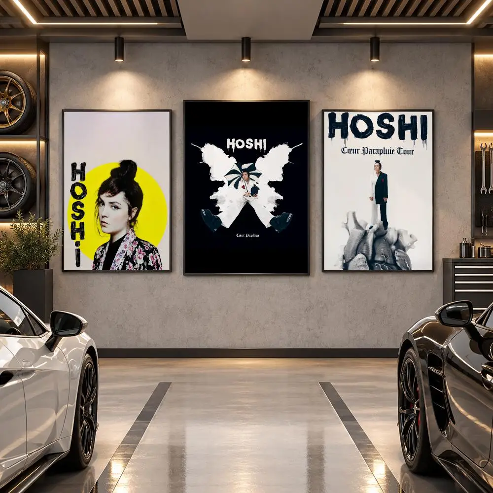 H-HoShi-I Poster Wall Art Sticker For Living Room Bedroom Bar Home Decor Mural Painting Decoration