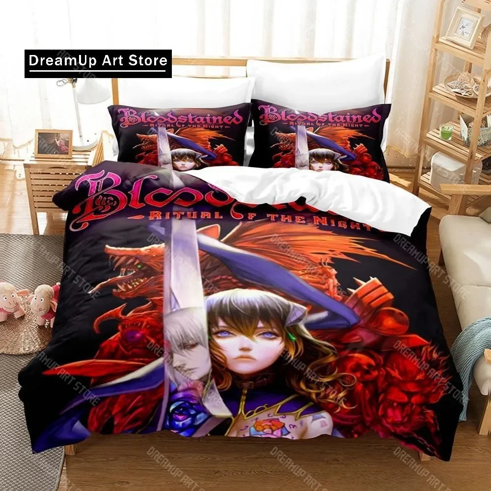 

Комплект постельного белья Game BLOODSTAINED RITUAL OF THE NIGHT Single Twin Full Queen King Size, комплект постельного белья для взрослых и детей, комплекты пододеяльников для спальни