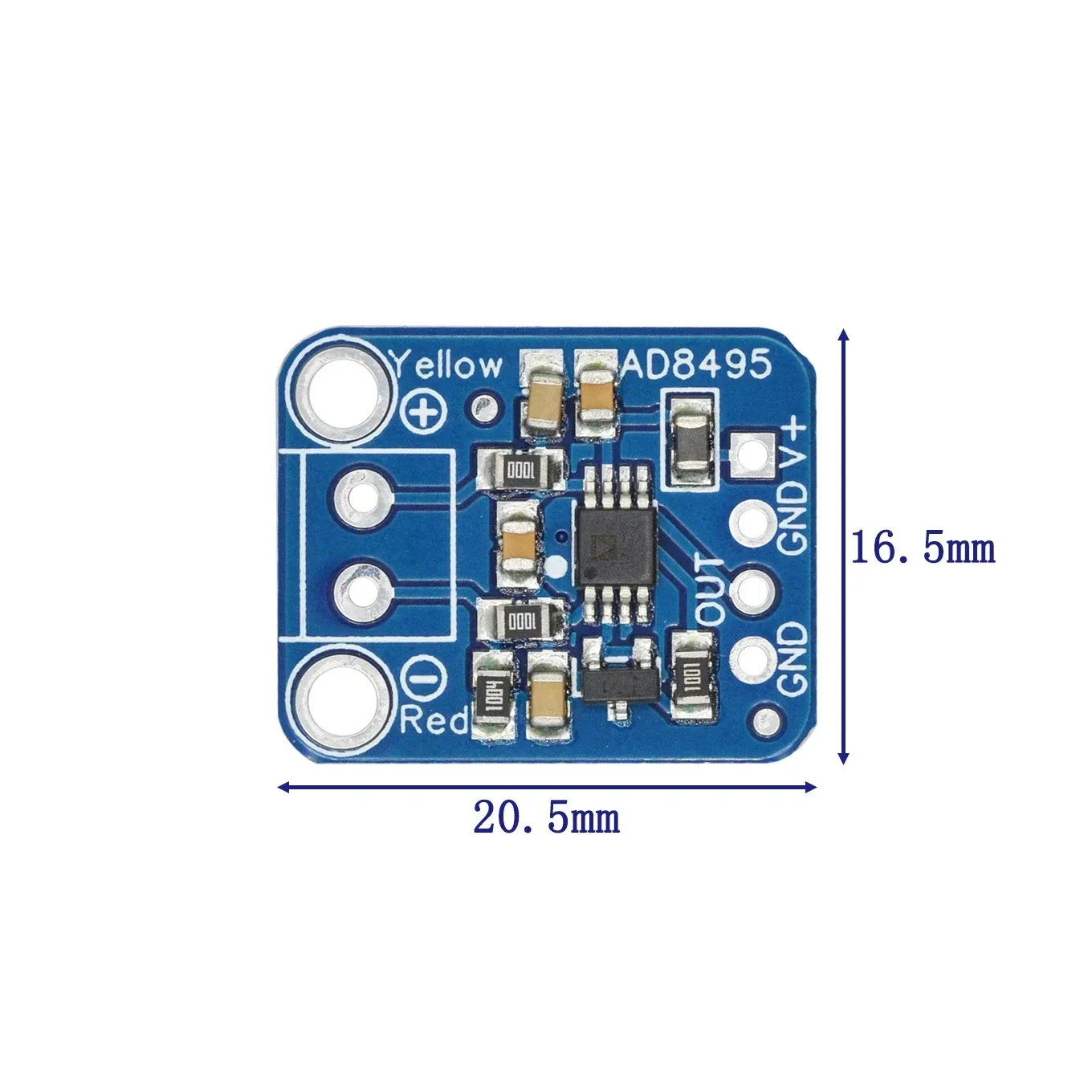 Immagine 5: AD8495 Modulo amplificatore ARMZ Termocoppia accoppiamento termico di precisione Modulo amplificatore di tipo K