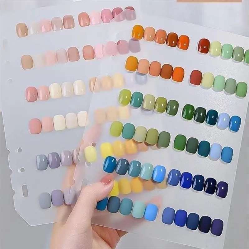 Nail Art Piece Storage Book Inner Pages Large Capacity Exhibition Photo Album Card Clip Display Board DIY Simple Album Storage