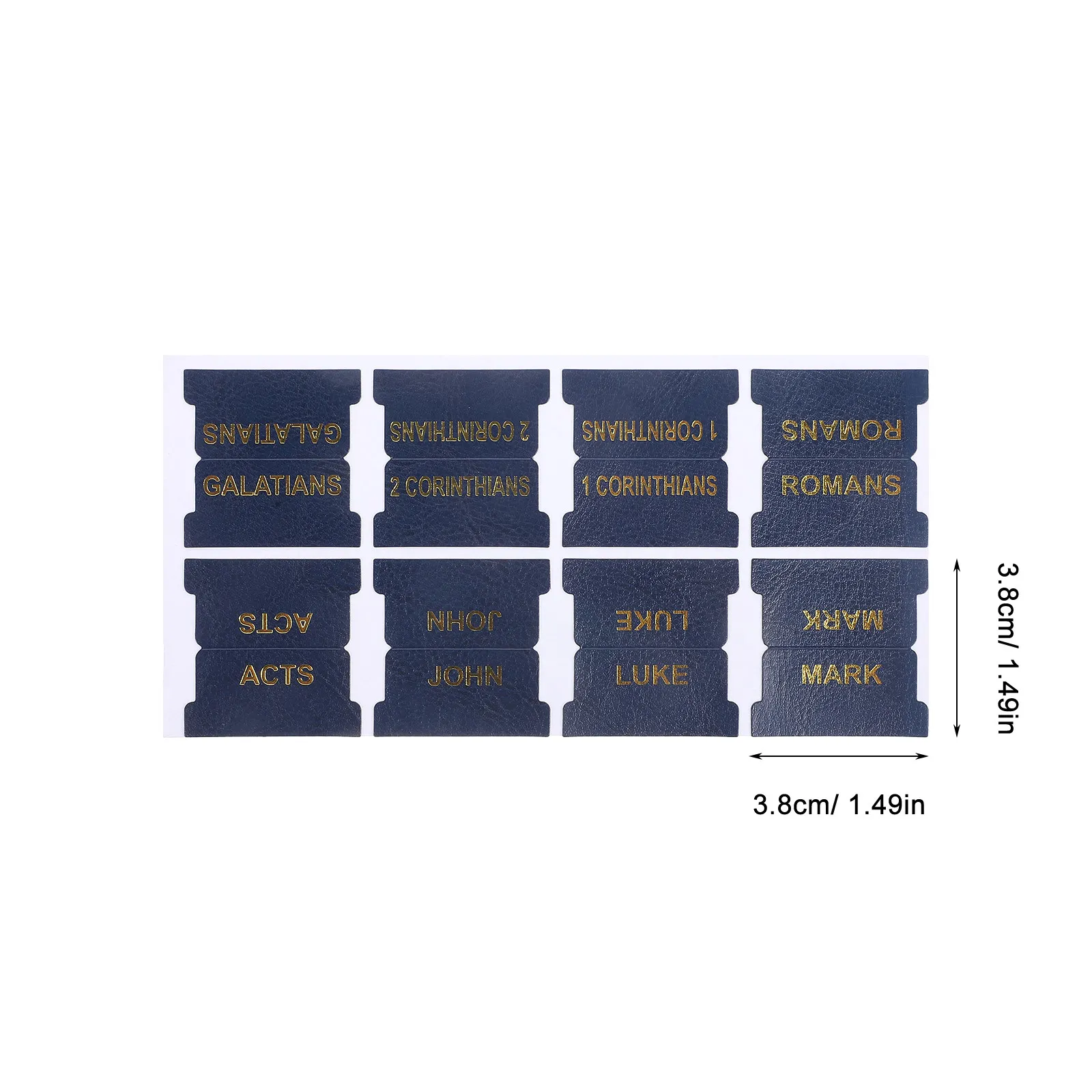 1Set Bible Index Tabs Reusable Blank Style Page Dividers for Bible Study Reading Accessories Graduates Writers Students