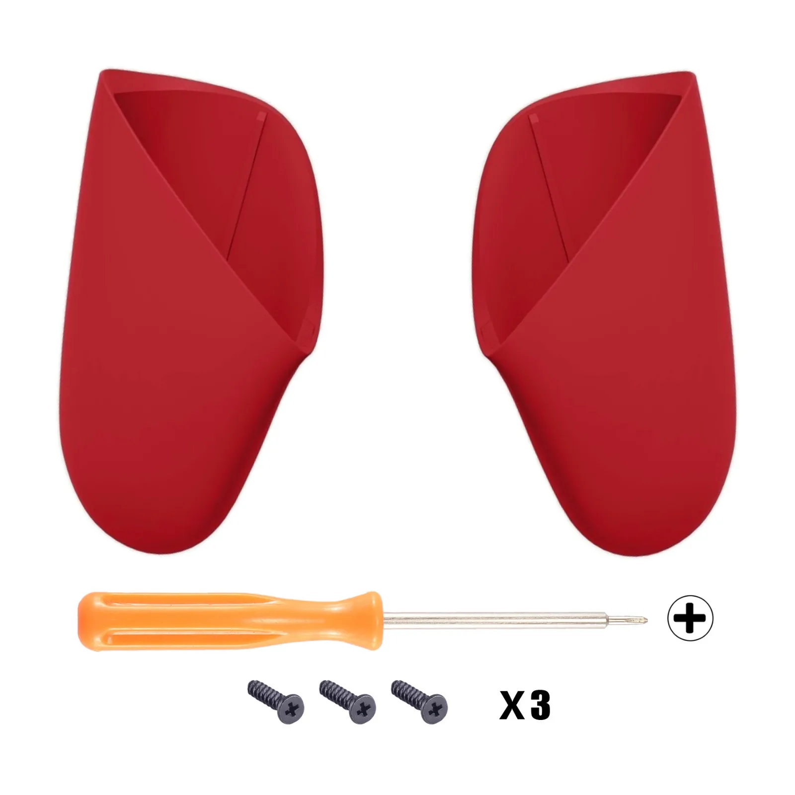 eXtremeRate Soft Touch DIY Replacement Handle Grips Hand Grip Shell for Nintendo Switch Pro Controller