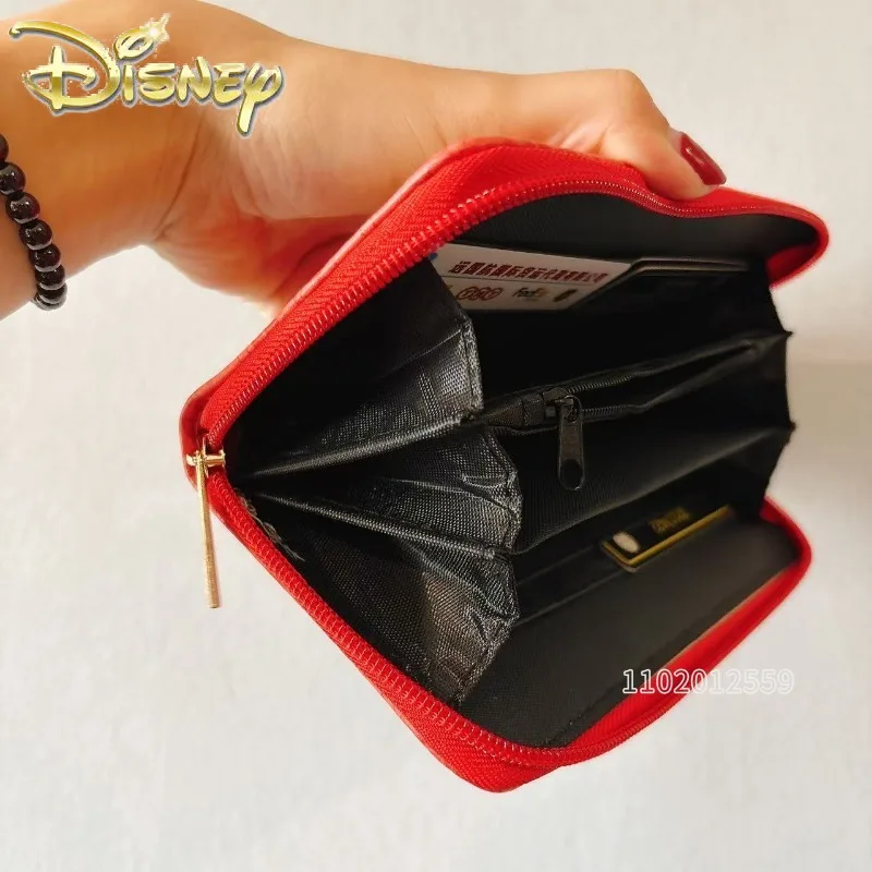 Disney Mickey New Women's Wallet Cartoon Cute Women's Wallet Luxury Brand Fashion Long Wallet Multiple Card Slots Large Capacity