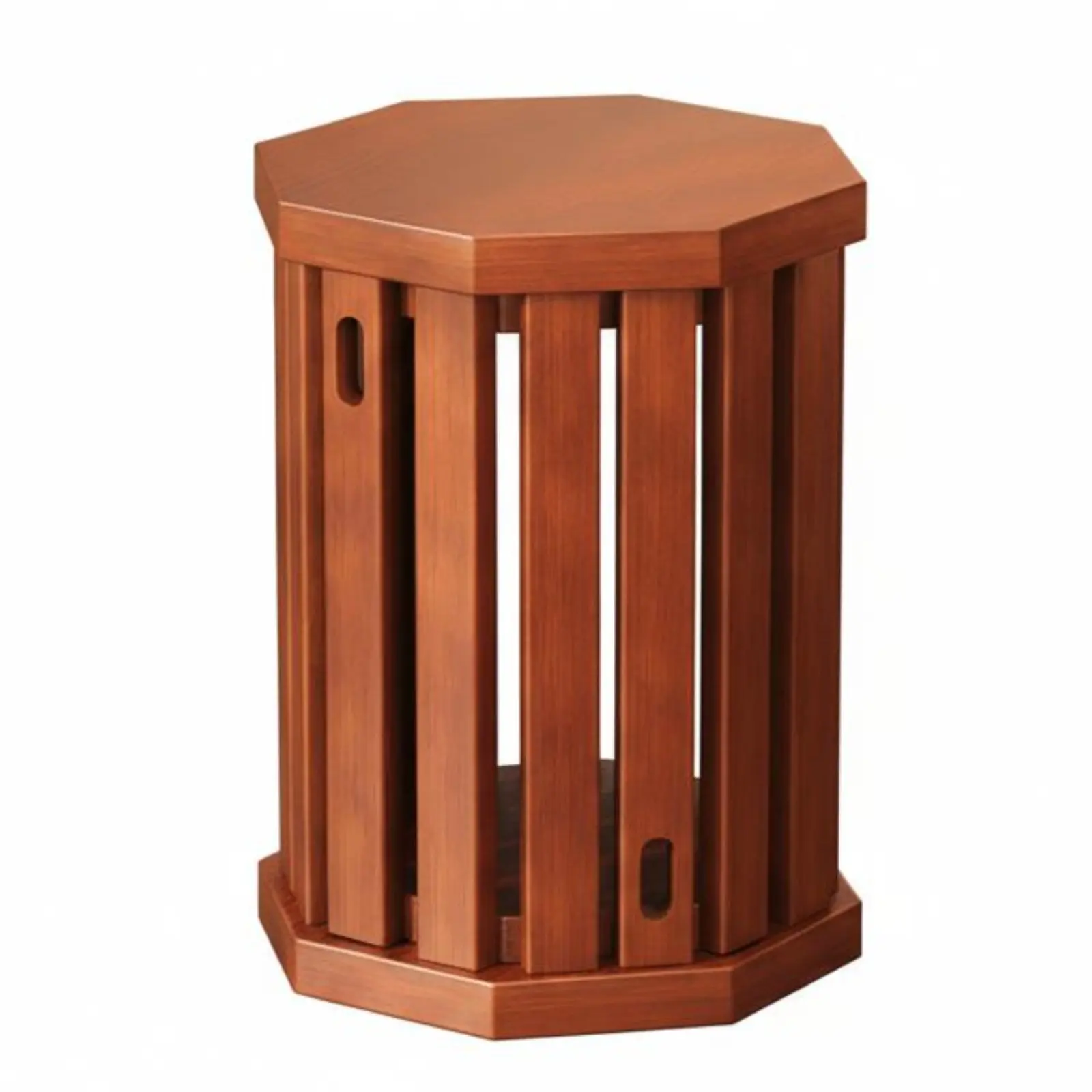 

Stackable Round Stool Space-Saving Backless Chair Retro Inspired by Sturdy for Families, Renters, Small Apartments, Kitchen