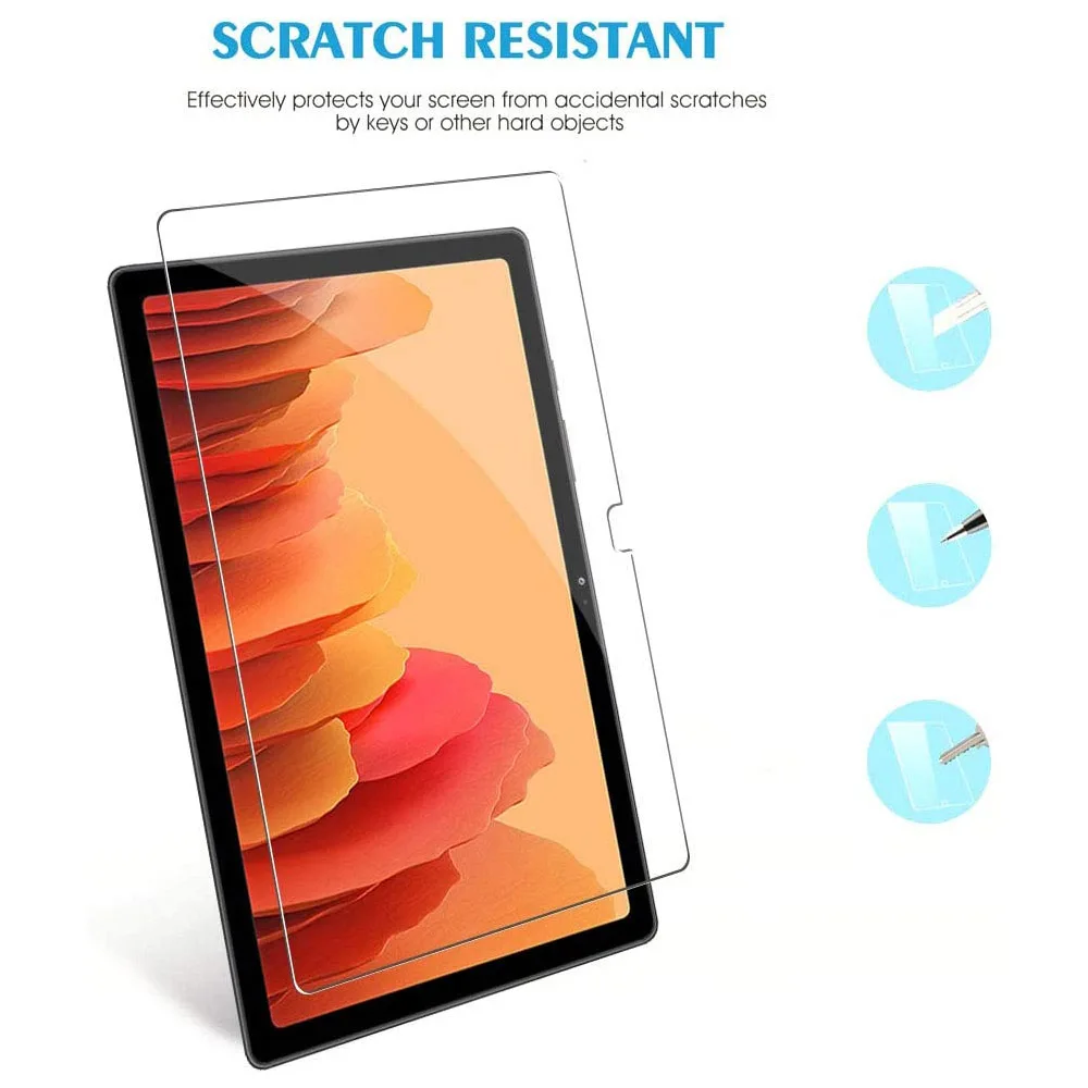 (3 Pack) Tempered Glass For Samsung Galaxy Tab A7 10.4 2020 2022 SM-T500 SM-T505 SM-T503 SM-T509 Tablet Screen Protector Film