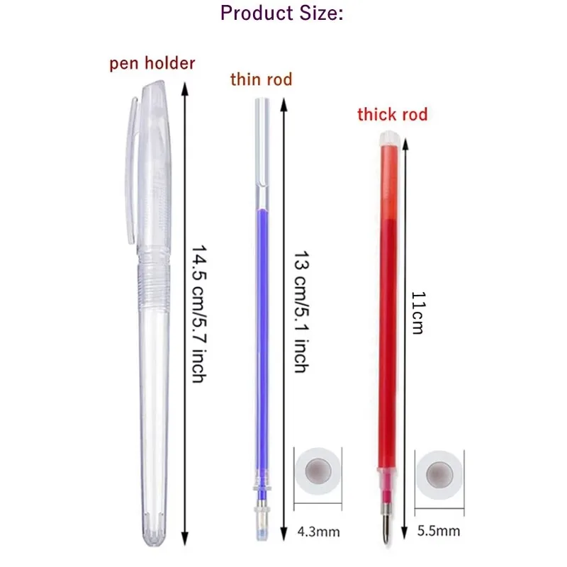 الحرارة قابل للمسح ماجيك النسيج قلم طلاء عبوات أقلام مجموعة ارتفاع درجة الحرارة تختفي النسيج DIY بها بنفسك الحرفية الخياطة اكسسوارات أقلام