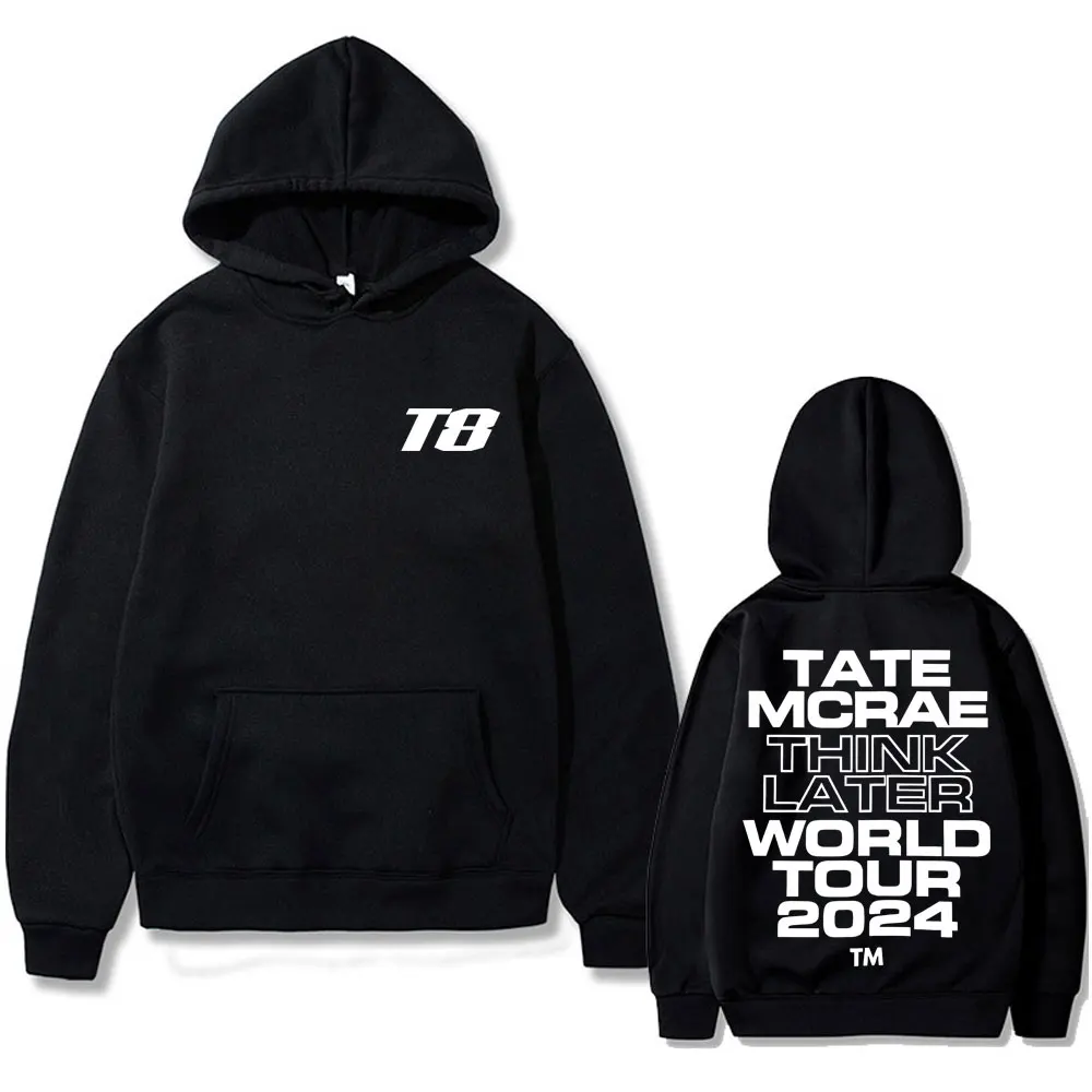 

It's Ok I'm Ok Tate Mcrae Graphic Hoodie T8 Think Later World Tour 2024 Sweatshirt Men's Women Fashion Hip Hop Oversized Hoodies