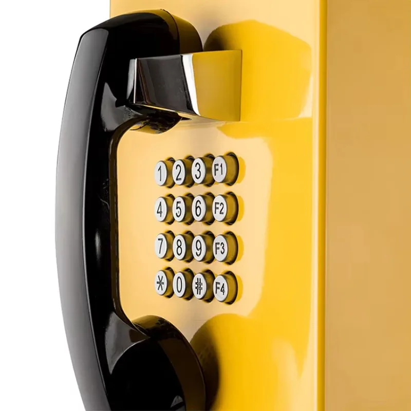 Steel rolling phone paging system Marine emergency phone Wall mounted shore with speaker