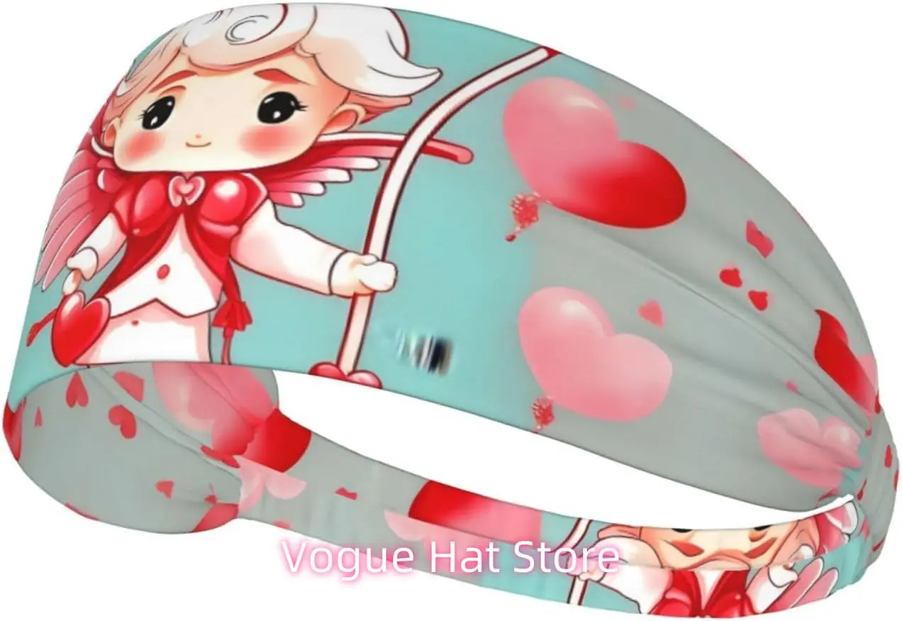 

Эластичная повязка на голову для упражнений, эластичная повязка на голову для занятий спортом на открытом воздухе, фитнес, йога, бег, езда на велосипеде, милый узор для любимого мальчика