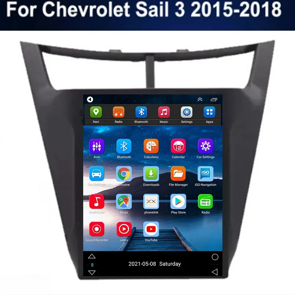 Wireless Carplay Car Video for Chevrolet Sail 3 2015 2016 2017 Radio Player DSP Stereo GPS Navigation Touch Screen