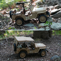 HG458 1/14 WILLYS Rc Car 4WD RTR HG4-58 Crawler Climbing Simulation Military Truck Offroad Vehicle Adult Toy Gift for Kids