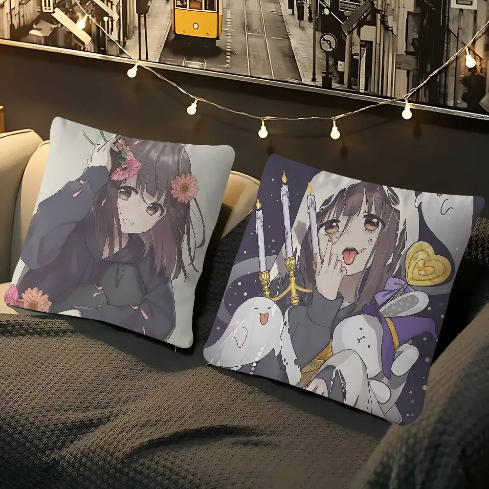 

M-Menhera-chan Personalized Pillow Dust Cover Bedroom Kids Party Decoration Pillowcase Birthday Children Gift