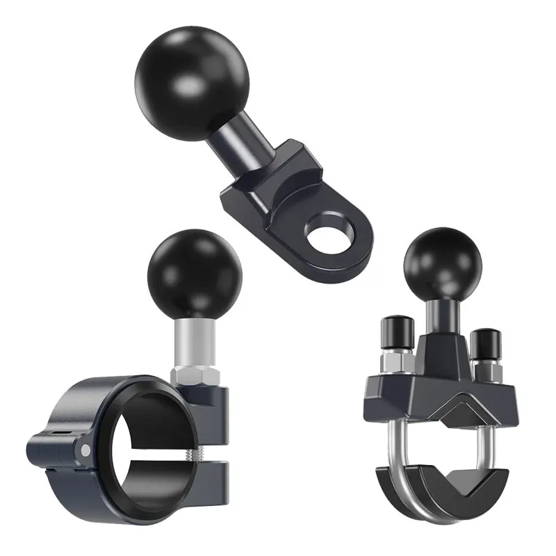 Motorcycle Handlebar U Bolt 1 inch/ 25mm Ballhead Mount Base Motos Rear Mirror Base Adapter Alloy Motorcycle Accessories
