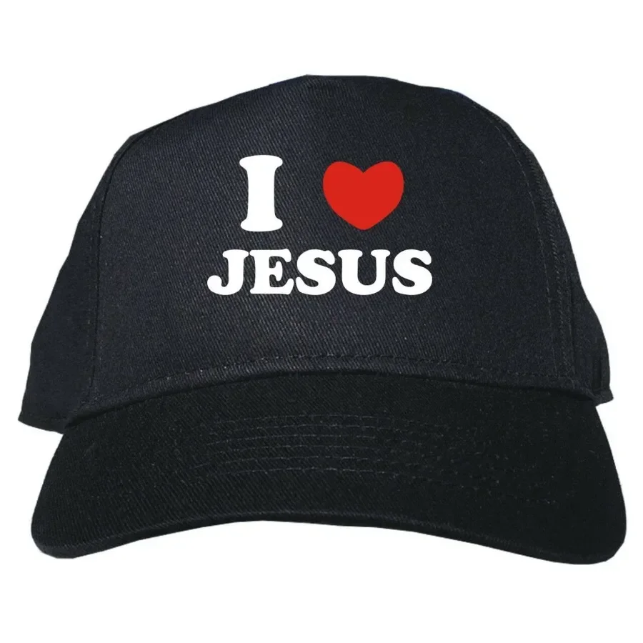 Printing I Heart Love Jesus Adult Low Profile Baseball Hat Cap Adjustable