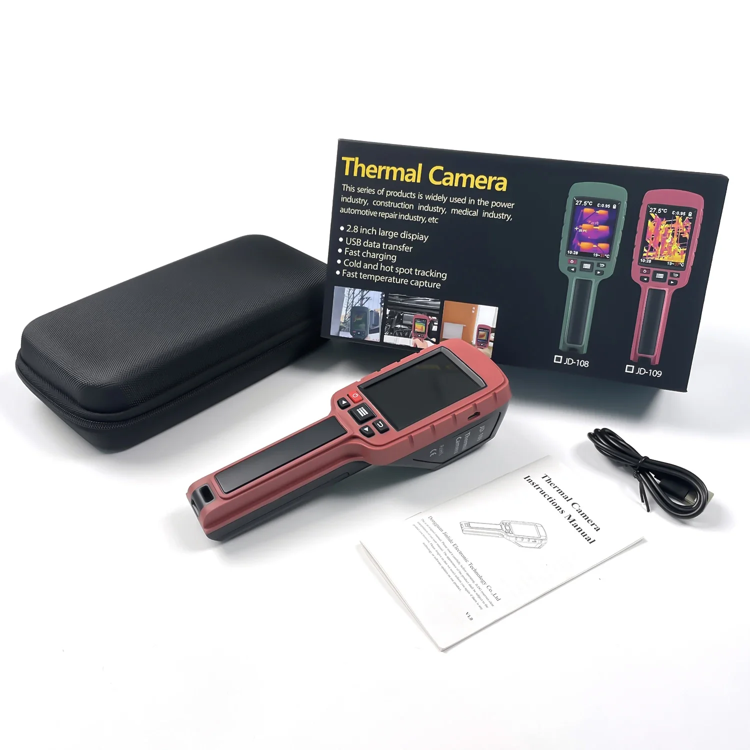 

Global hit factory JD-109 thermal imagimg camera usb for Water heater maintenance