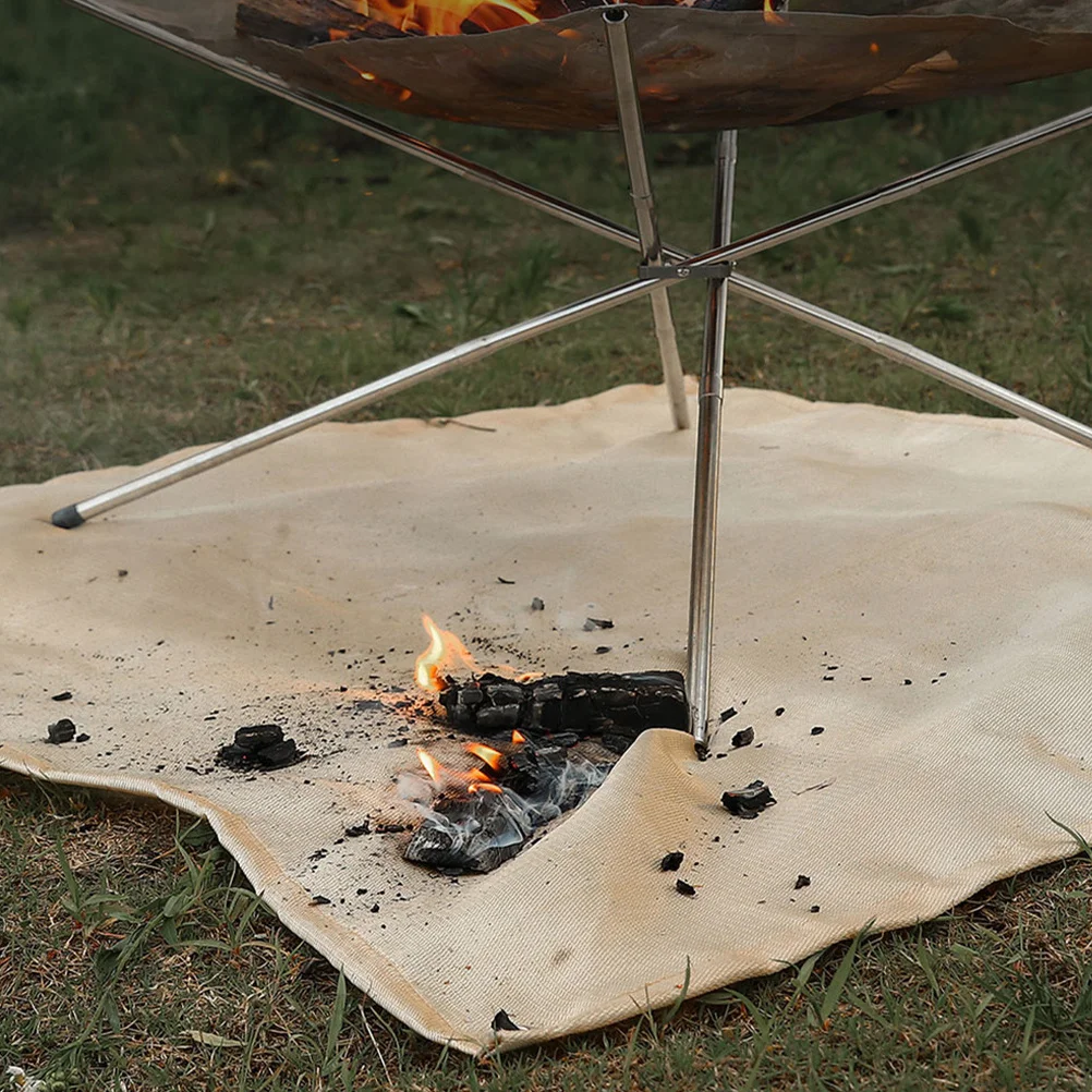 الثقيلة الألياف الزجاجية النسيج لحام بطانية مقاومة للحريق التخييم في الهواء الطلق حصيرة مقاومة للحريق بطانية لحام مقاومة للحرارة