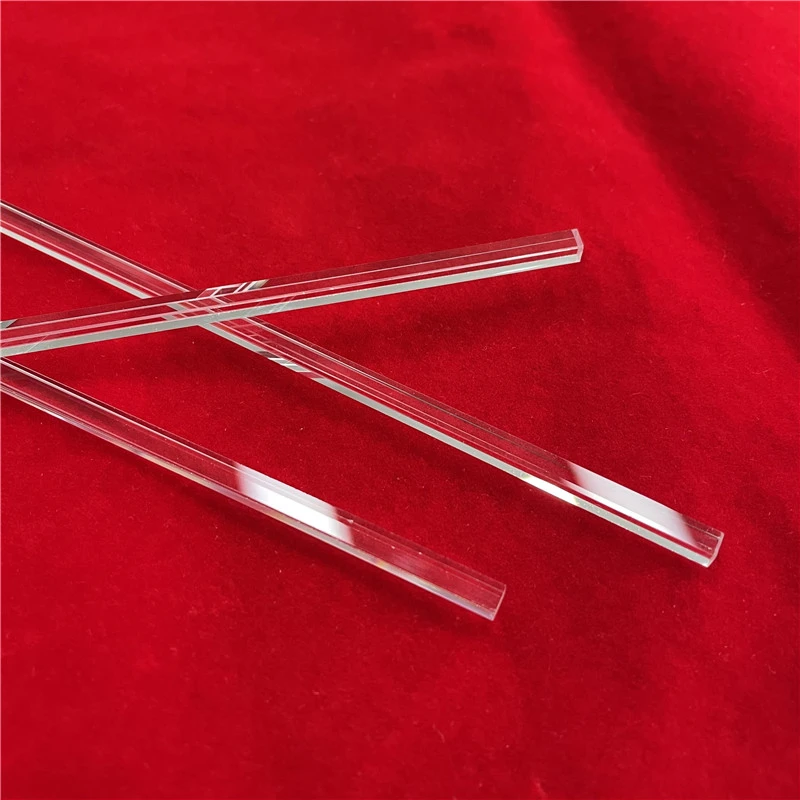 10 PCS 2mm 3mm 4mm 5mm  square high transparent acrylic plexiglass rod DIY manual construction model material length 25cm