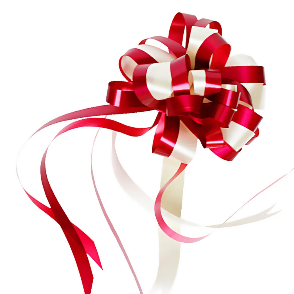 

10Pcs Large Pull Bows Easy Pull for Gift Wrapping Shower Wedding Favor Bags Holiday Decor String Bowknots