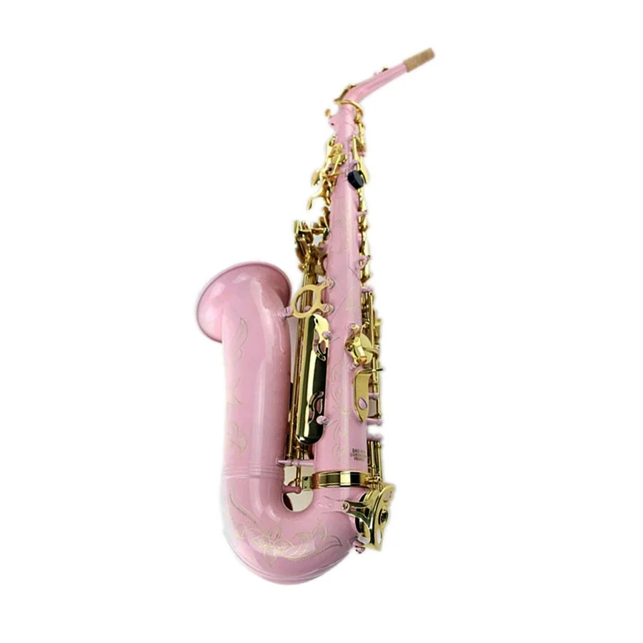 SEASOUND OEM High Quality Cheap Pink White Lacquer Alto Saxophone JYAS102DPWL