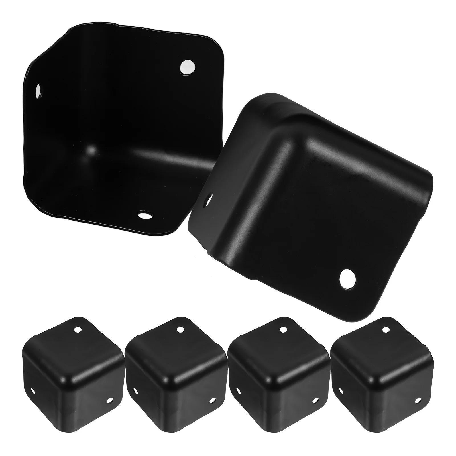 6 قطعة ملحقات حامي زاوية مكبر الصوت واقي زاوية حديدي متين لحماية لوحة باب الأثاث في صندوق مكبر الصوت #2