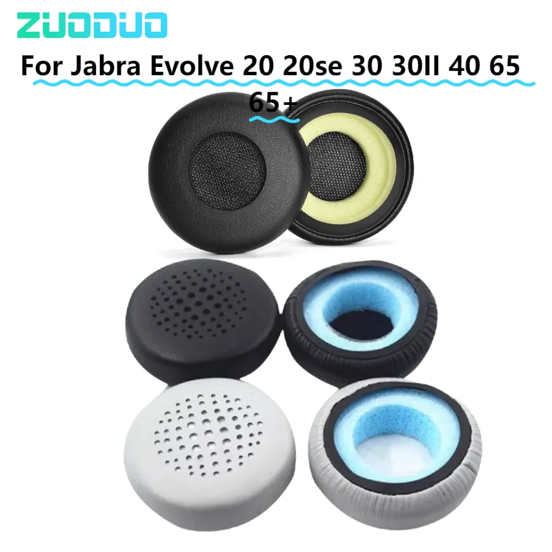 

Replacement Ear Pads for Jabra Evolve 20 20se 30 30II 40 65 65+ Headphones Memory Sponge Sleeves Cover Case Repair Parts