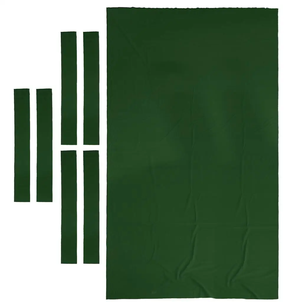 Heavy Duty 9ft Pool Snooker Table Cloth Felt - 0.6mm, High Accuracy Pre-Cut Bed