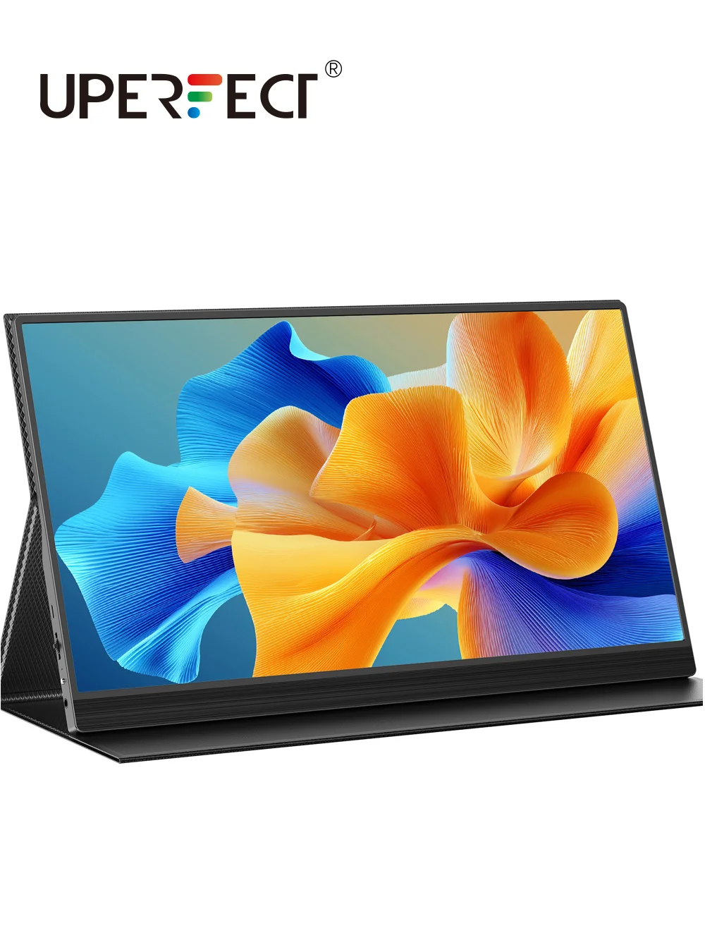 

UPERFECT QLED 4K Portable Monitor 15.6" 131% sRGB HDR IPS UHD USB-C Laptop PC HDMI Computer Display w/Smart Cover& Dual Speakers