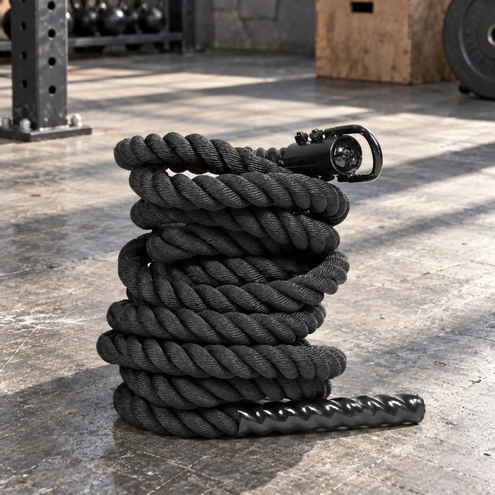 anti-fray-nylon-rope-38mm-with-metal-connector-for-climbing-conditioning-and-arm-strength-building