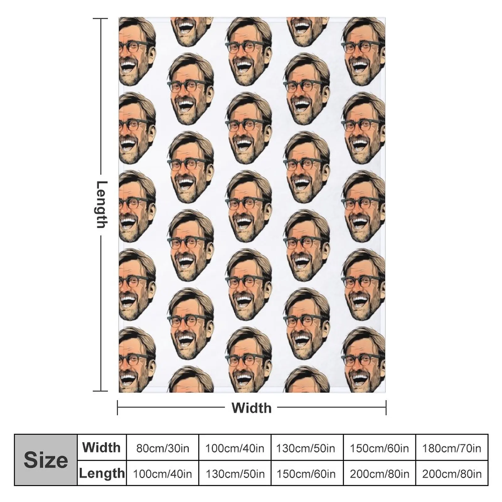 Delirious Klopp Throw Blanket Custom Blanket For Sofa